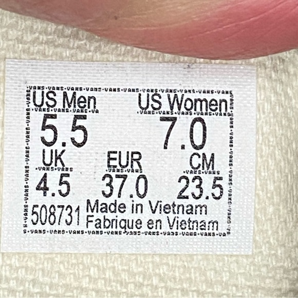 Vans Era Mosaic‎ Checkerboard Canvas Sneaker Size 7 Women - Picture 11 of 11